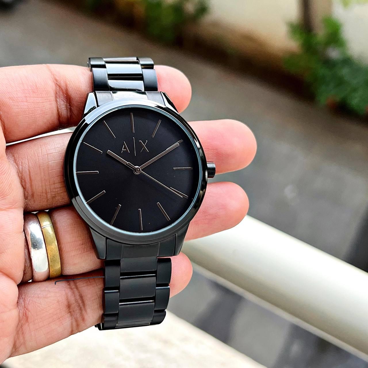 ARMANI EXCHANGE Black Chain