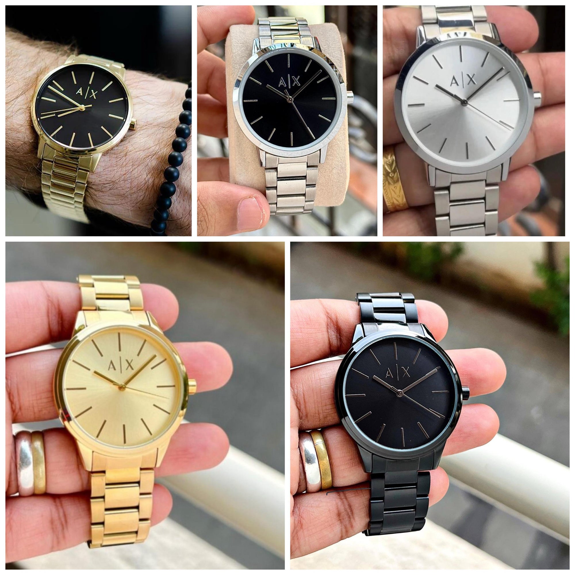 ARMANI EXCHANGE Black Chain