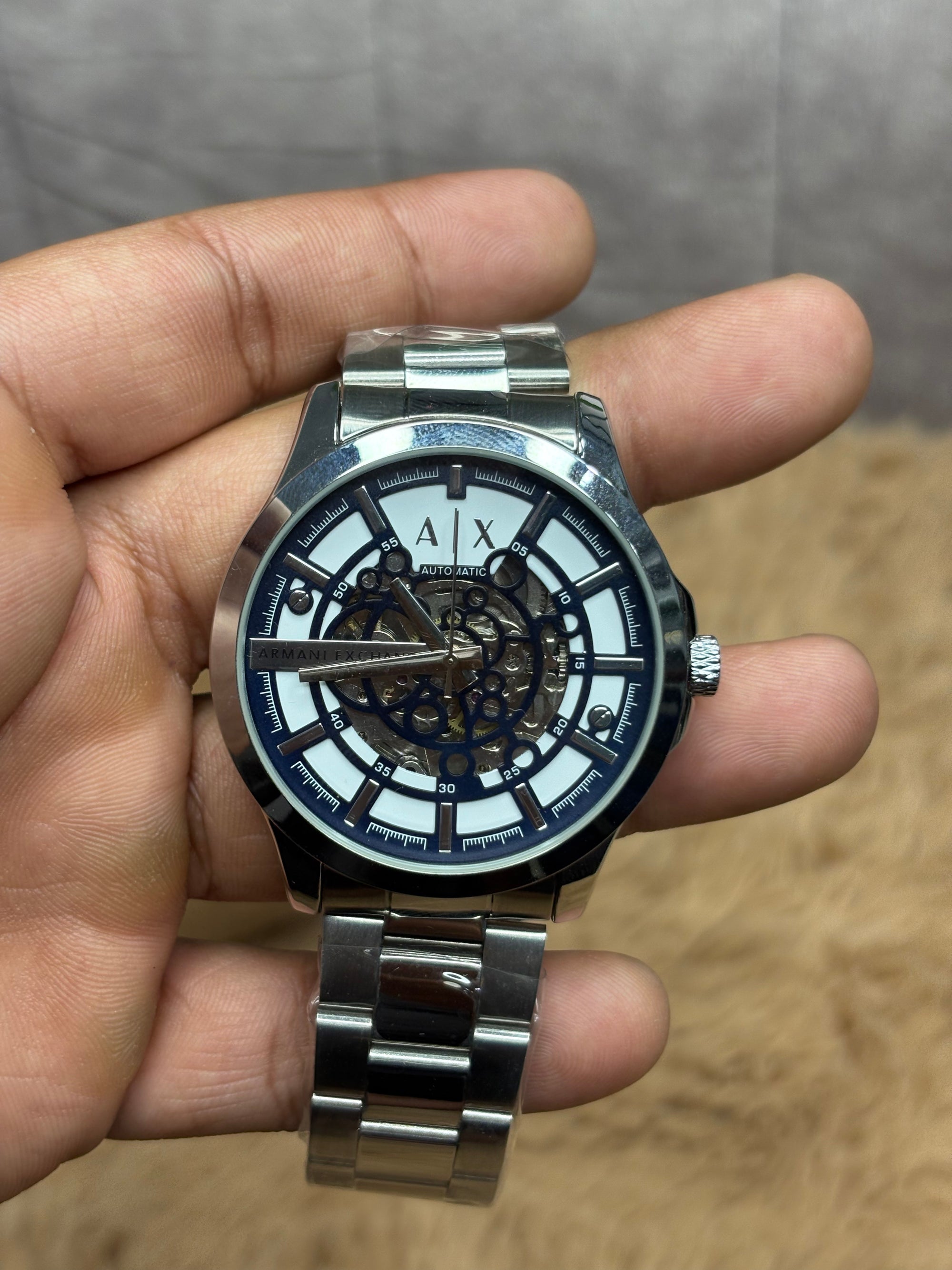 Armani Exchange Silver Watch