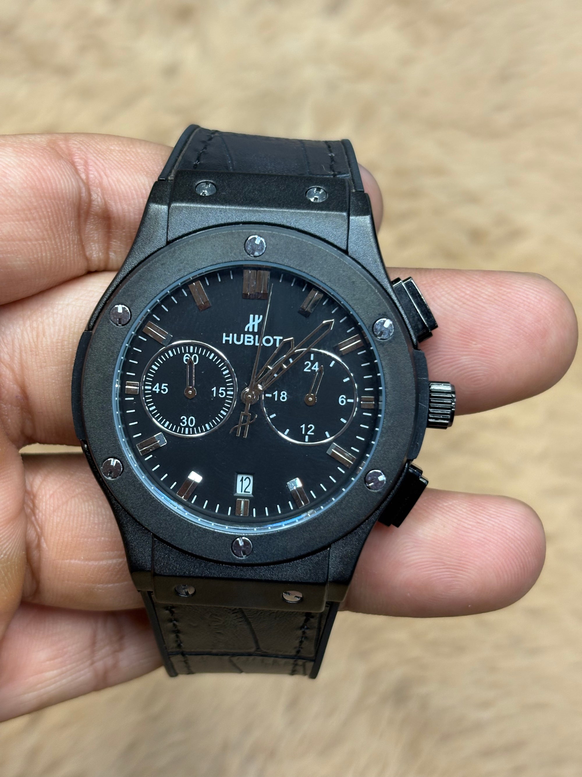 Hublot Met Black Belt