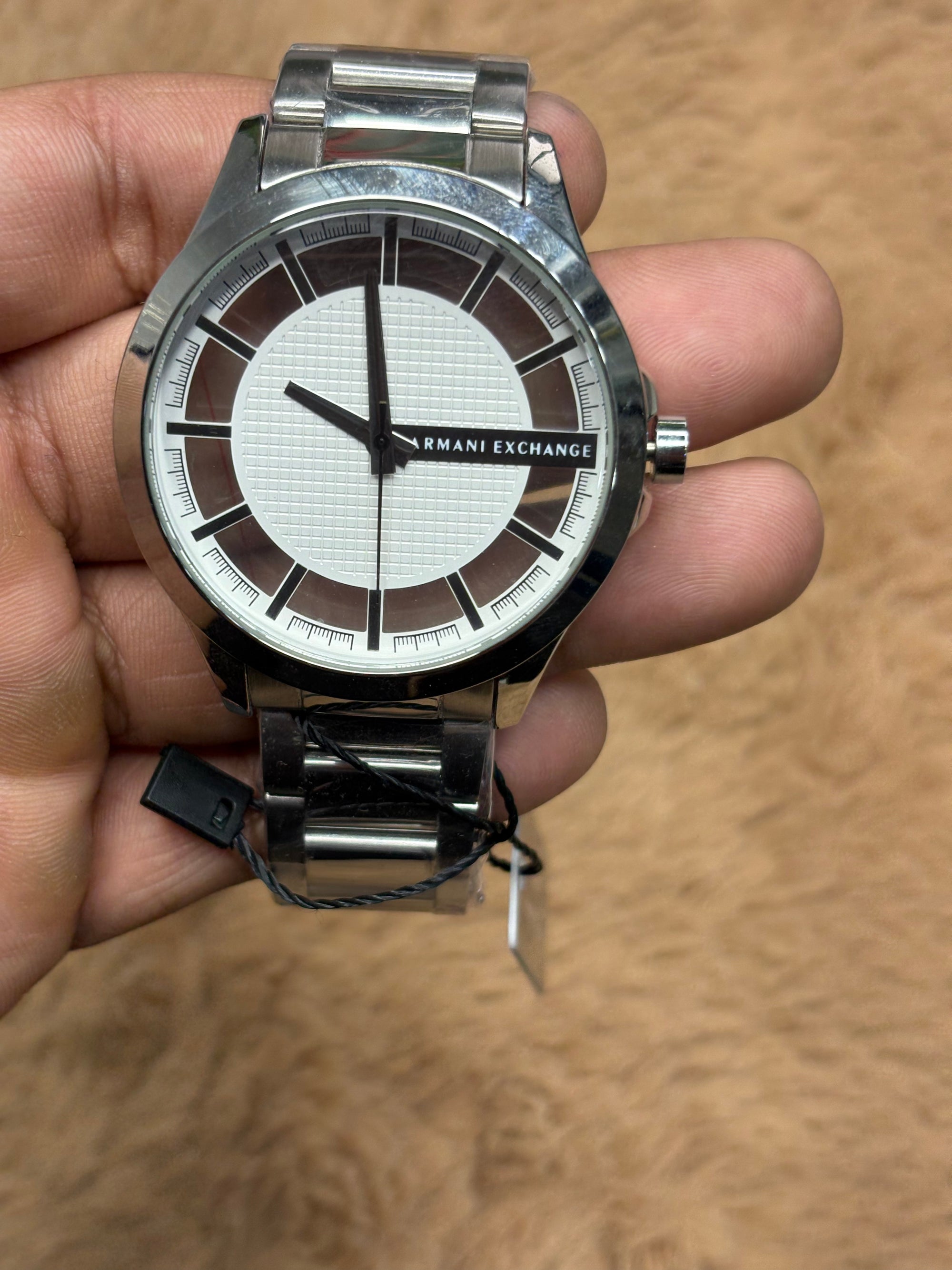 Armani Exchange Silver Stainless Steel