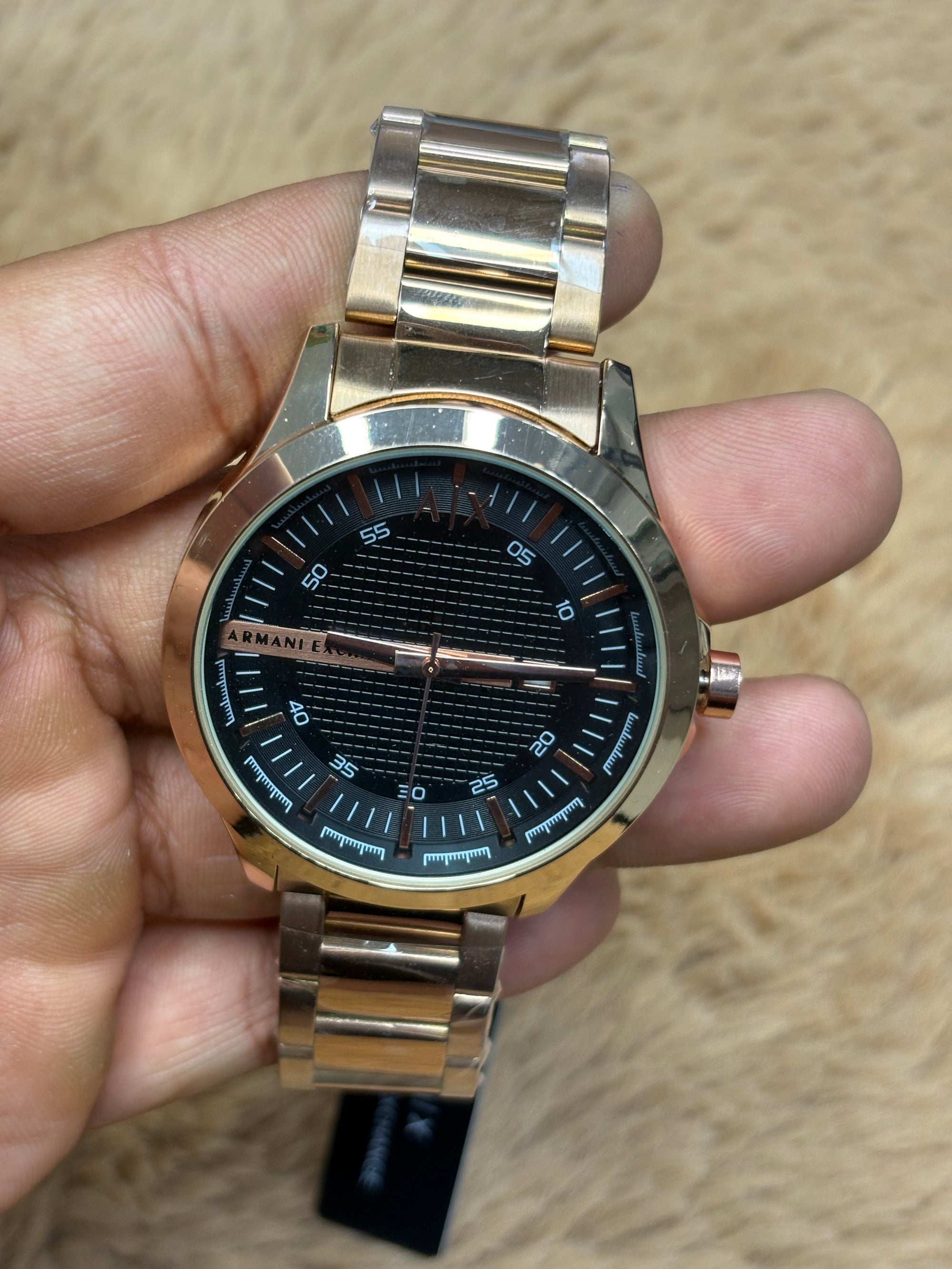 Armani Exchange Golden Watch