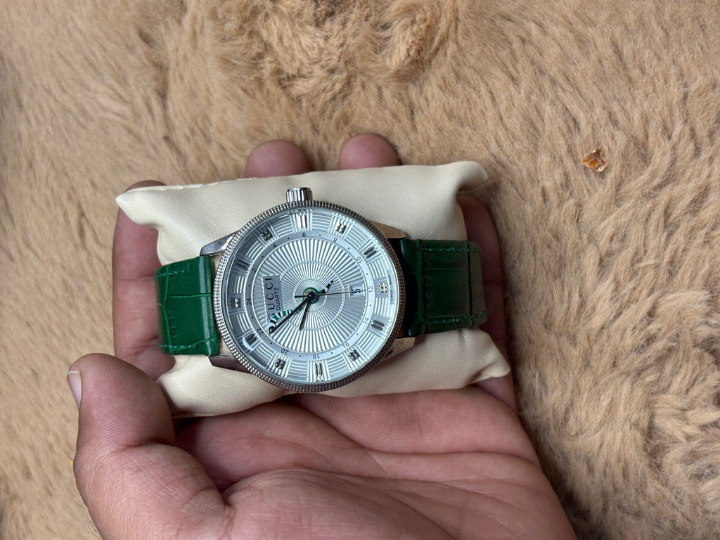 Gucci Quartz with Green Belt