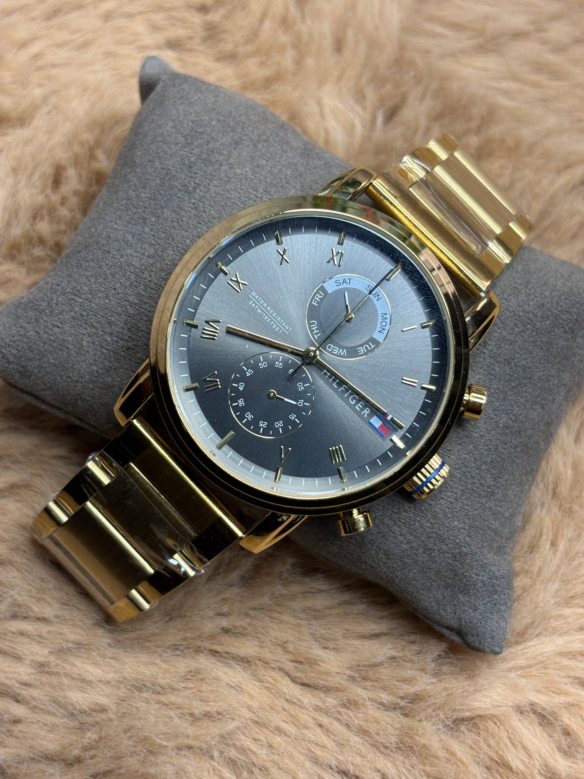 Tommy Hilfiger Gold Staneless Steel