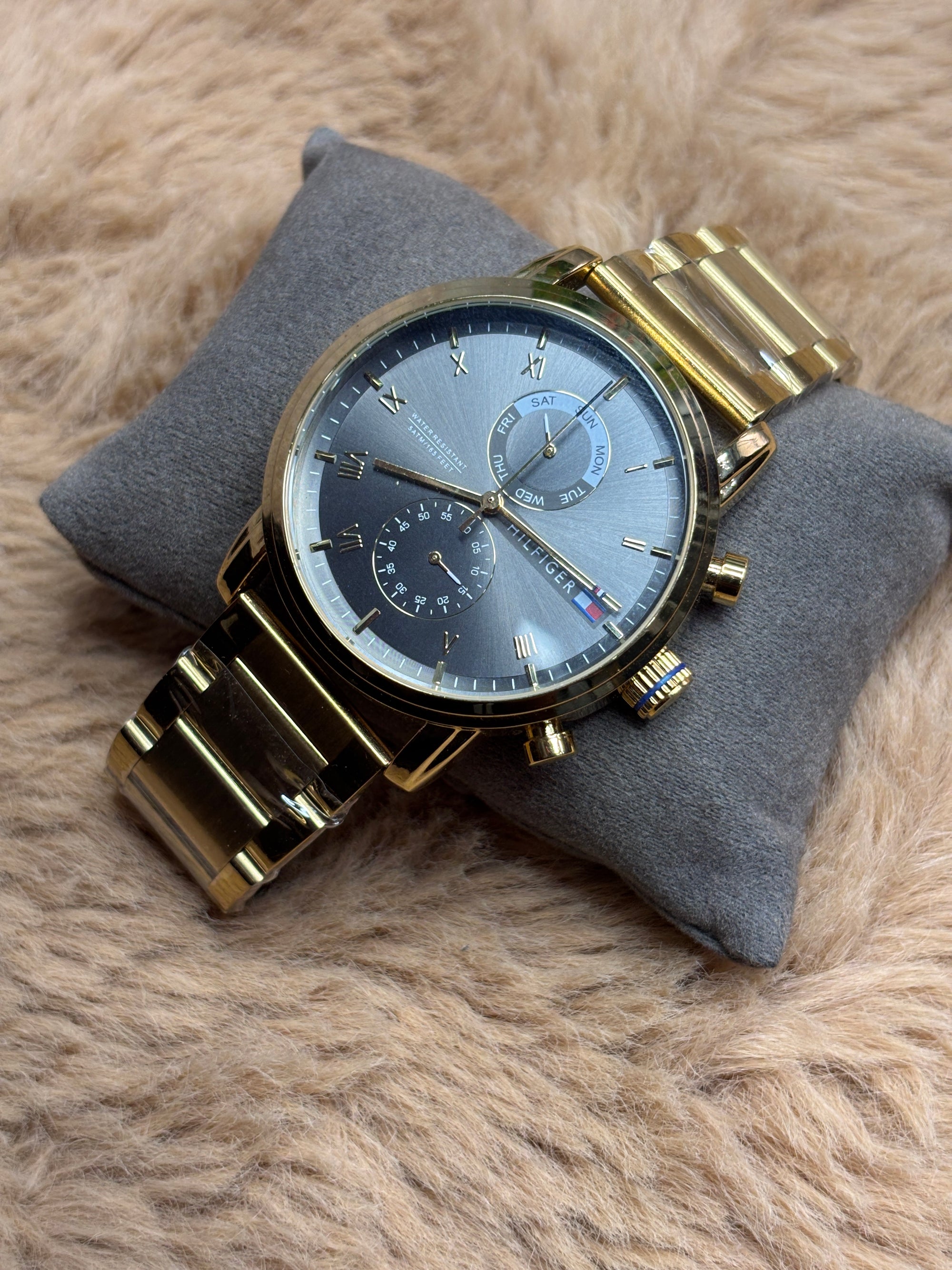 Tommy Hilfiger Gold Staneless Steel