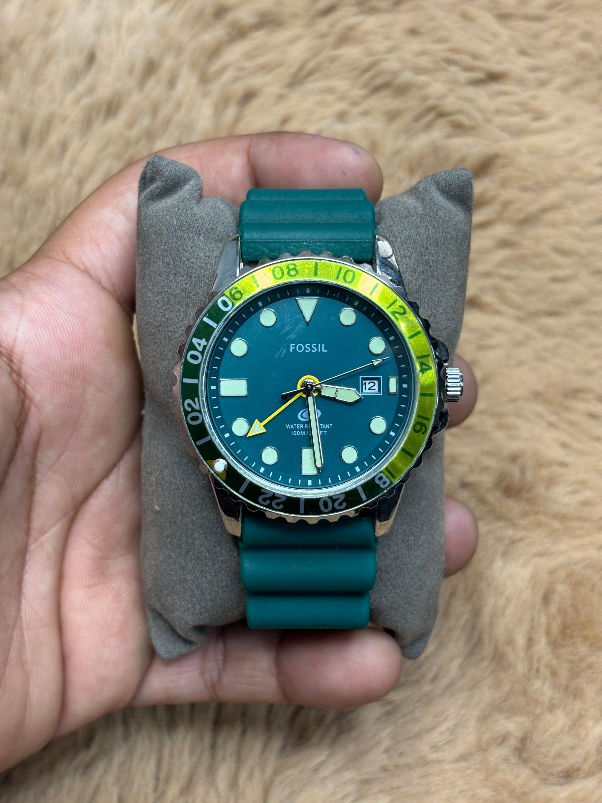 Fossil with Green Band