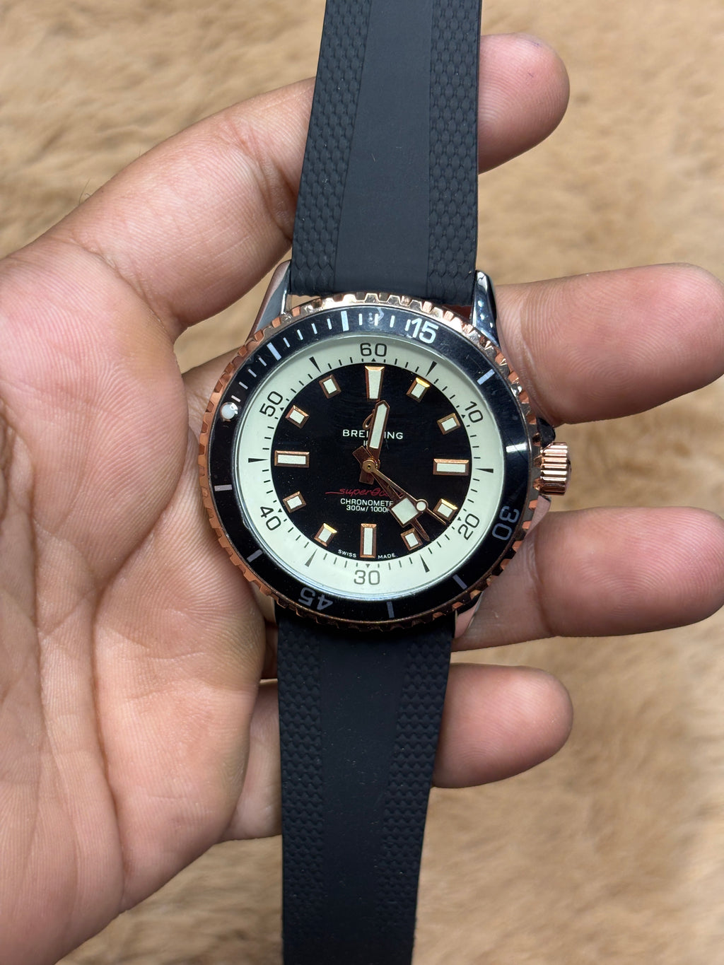 BREITLING BLACK WATCH