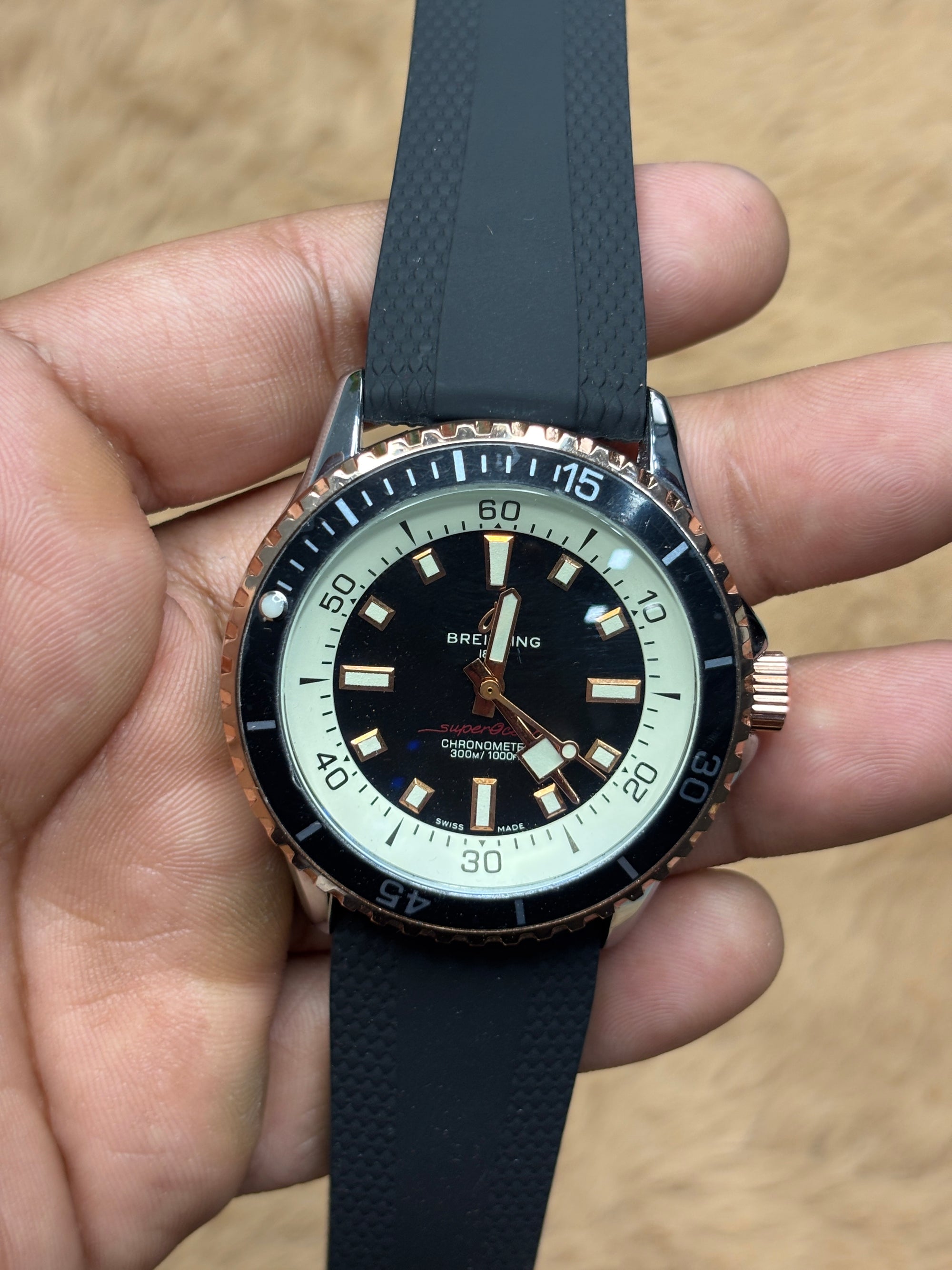 BREITLING BLACK WATCH