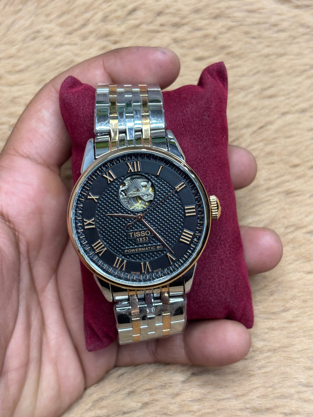 Tissot Golden and Silver Stainless Steel