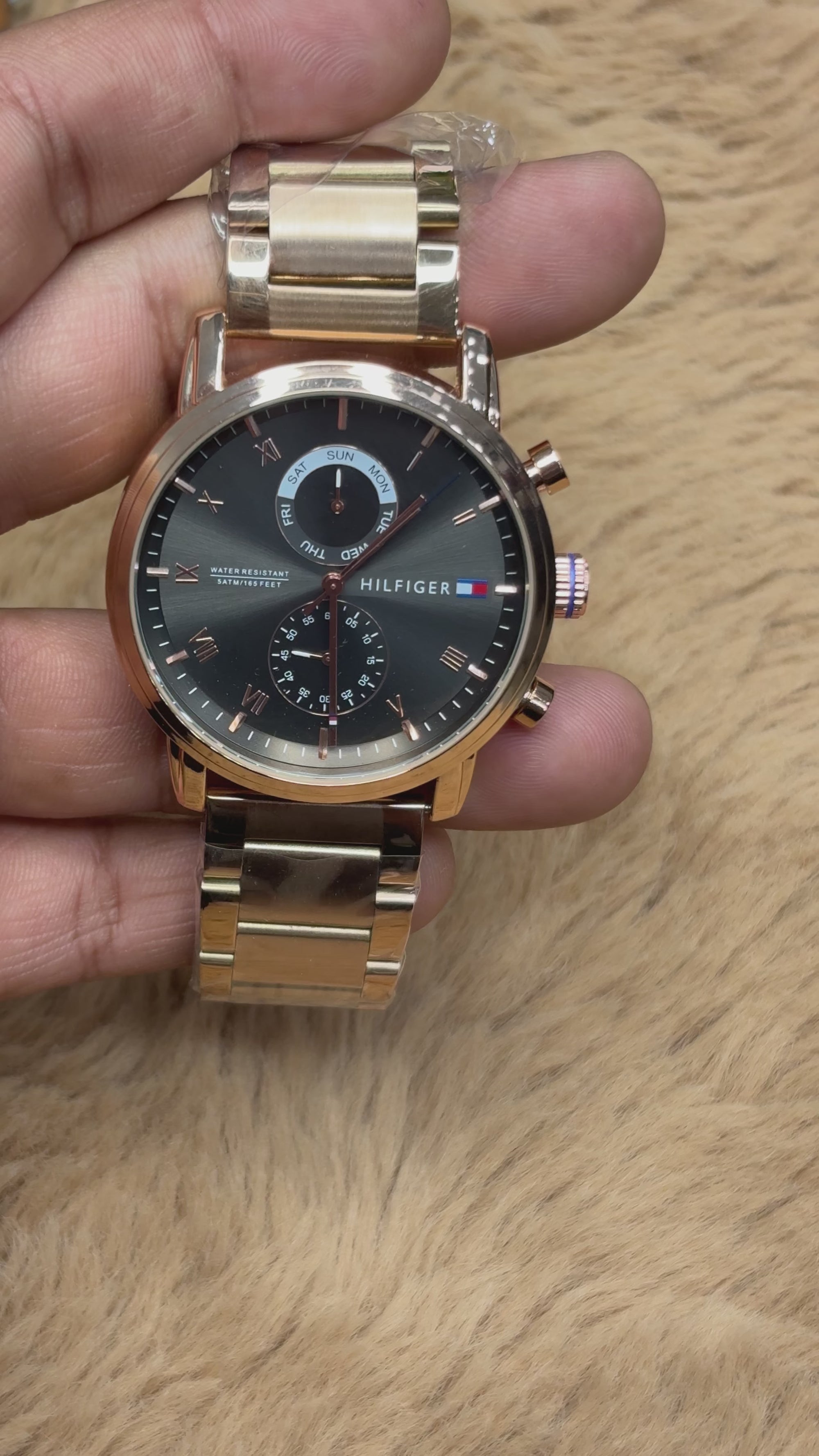 Tommy Hilfiger Golden Watch