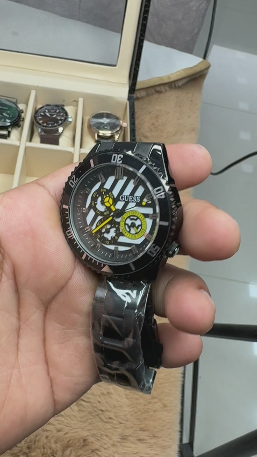 Guess Black Stainless Steel