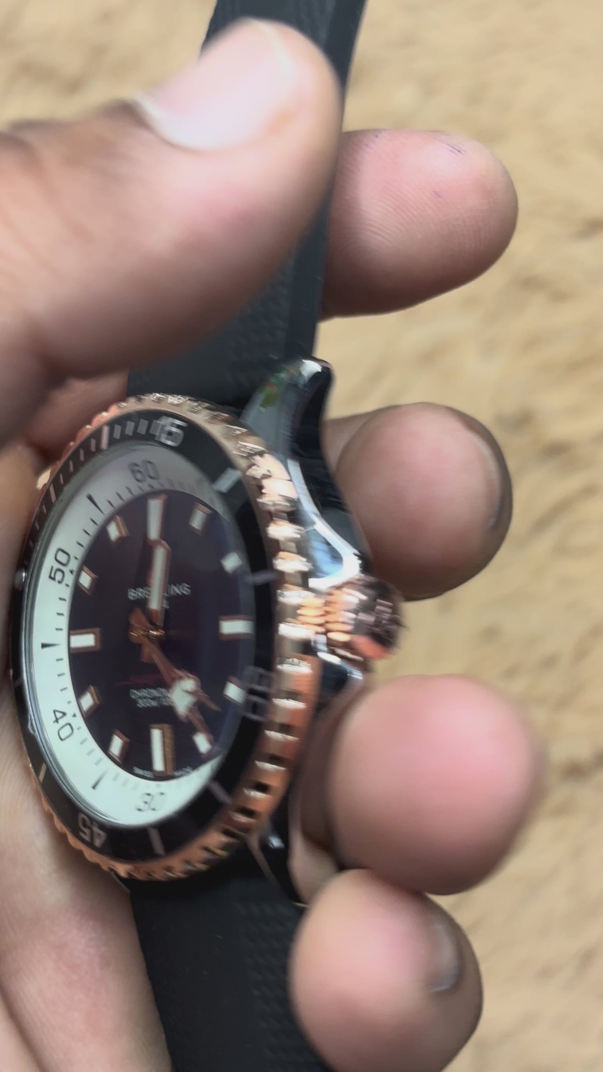 BREITLING BLACK WATCH