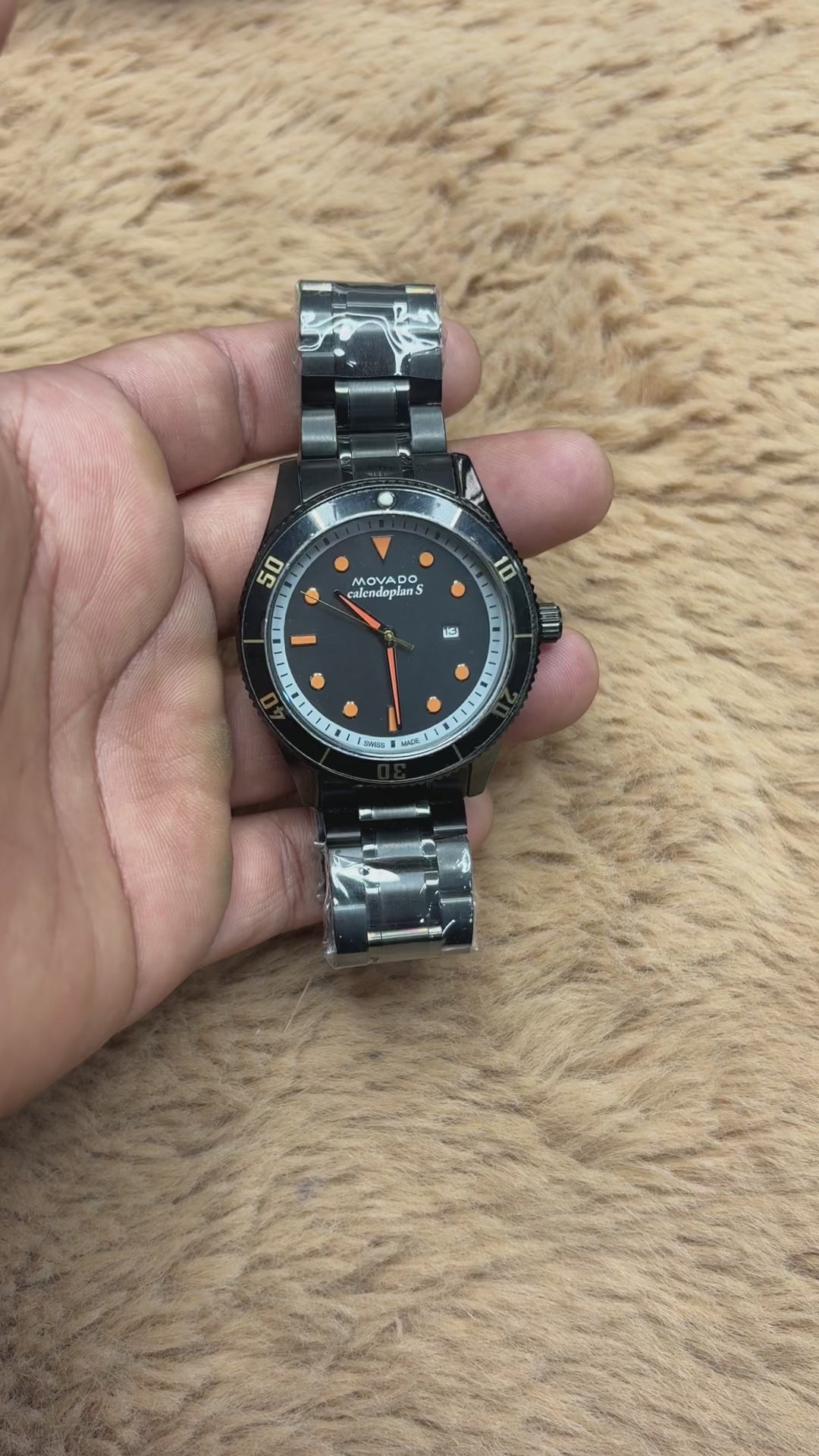Movado Black Chain