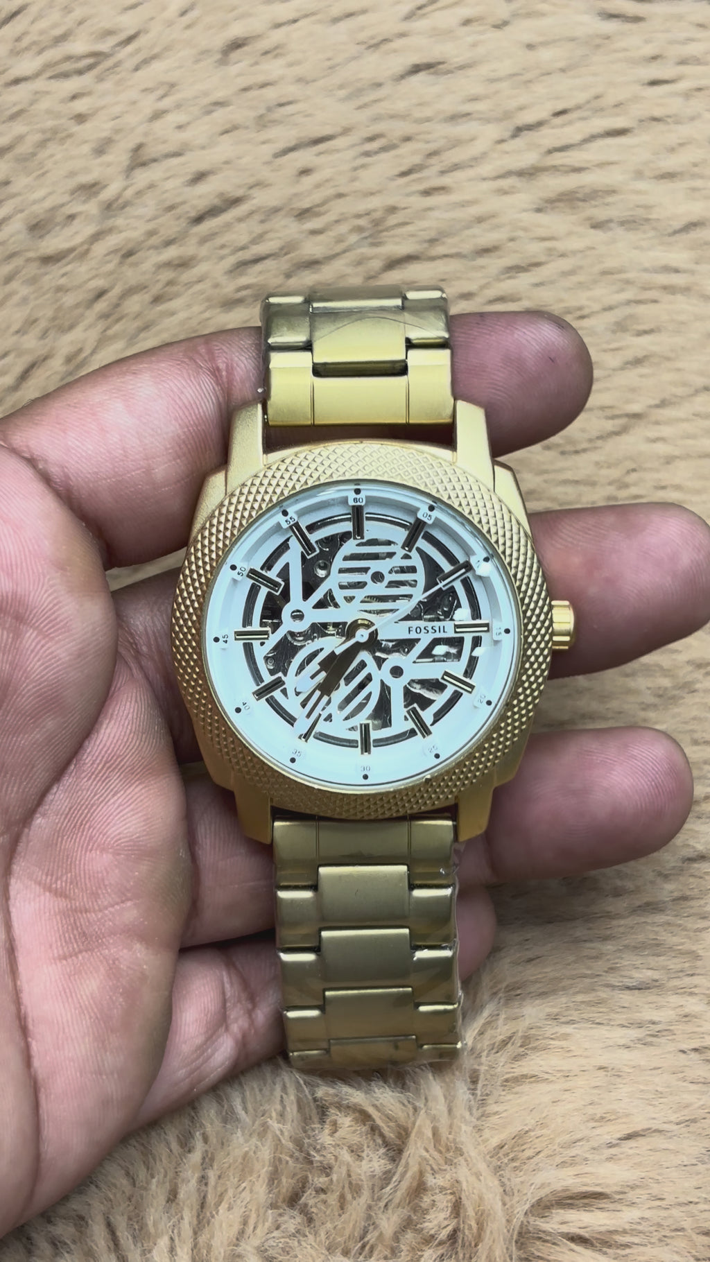 Fossil Gold Staneless Steel