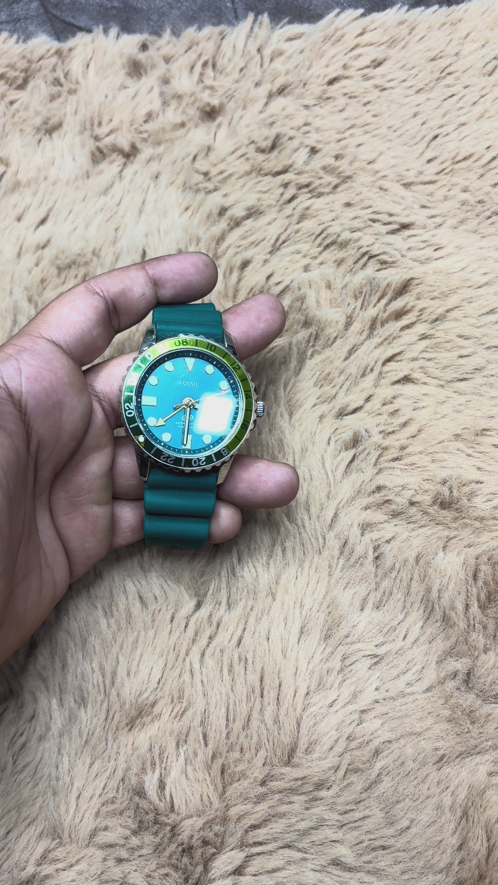 Fossil with Green Band